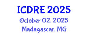 International Conference on Desalination and Renewable Energy (ICDRE) October 02, 2025 - Madagascar, Madagascar