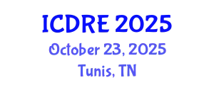 International Conference on Desalination and Renewable Energy (ICDRE) October 23, 2025 - Tunis, Tunisia