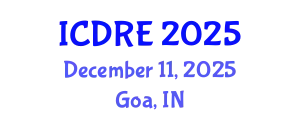 International Conference on Desalination and Renewable Energy (ICDRE) December 11, 2025 - Goa, India