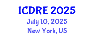 International Conference on Desalination and Renewable Energy (ICDRE) July 10, 2025 - New York, United States