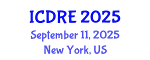 International Conference on Desalination and Renewable Energy (ICDRE) September 11, 2025 - New York, United States