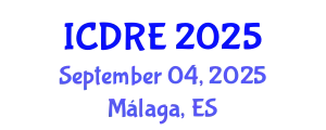 International Conference on Desalination and Renewable Energy (ICDRE) September 04, 2025 - Málaga, Spain