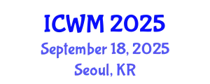 International Conference on Waste Management (ICWM) September 18, 2025 - Seoul, Republic of Korea