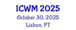 International Conference on Waste Management (ICWM) October 30, 2025 - Lisbon, Portugal