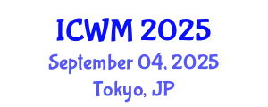 International Conference on Waste Management (ICWM) September 04, 2025 - Tokyo, Japan