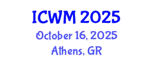 International Conference on Waste Management (ICWM) October 16, 2025 - Athens, Greece