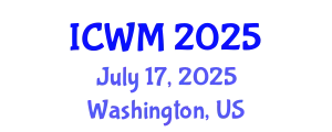 International Conference on Waste Management (ICWM) July 17, 2025 - Washington, United States