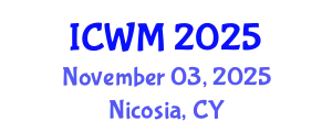 International Conference on Waste Management (ICWM) November 03, 2025 - Nicosia, Cyprus