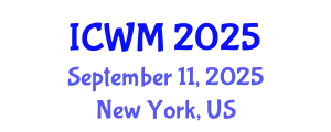 International Conference on Waste Management (ICWM) September 11, 2025 - New York, United States