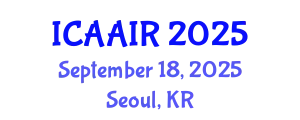 International Conference on Allergy, Asthma, Immunology and Rheumatology (ICAAIR) September 18, 2025 - Seoul, Republic of Korea