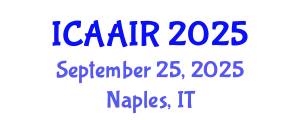 International Conference on Allergy, Asthma, Immunology and Rheumatology (ICAAIR) September 25, 2025 - Naples, Italy