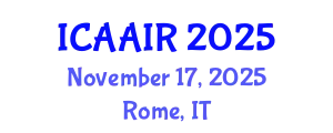 International Conference on Allergy, Asthma, Immunology and Rheumatology (ICAAIR) November 17, 2025 - Rome, Italy