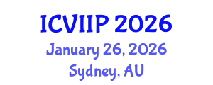 International Conference on Visualization, Imaging and Image Processing (ICVIIP) January 26, 2026 - Sydney, Australia