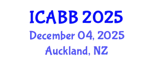 International Conference on Applied Biology and Biotechnology (ICABB) December 04, 2025 - Auckland, New Zealand
