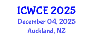 International Conference on Wireless Communications Engineering (ICWCE) December 04, 2025 - Auckland, New Zealand
