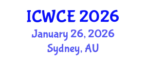 International Conference on Wireless Communications Engineering (ICWCE) January 26, 2026 - Sydney, Australia