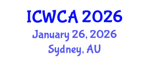 International Conference on Wireless Communications and Applications (ICWCA) January 26, 2026 - Sydney, Australia