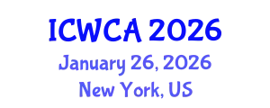International Conference on Wireless Communications and Applications (ICWCA) January 26, 2026 - New York, United States
