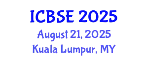 International Conference on Bioprocess Systems Engineering (ICBSE) August 21, 2025 - Kuala Lumpur, Malaysia