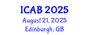 International Conference on Agriculture and Biotechnology (ICAB) August 21, 2025 - Edinburgh, United Kingdom