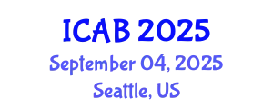International Conference on Agriculture and Biotechnology (ICAB) September 04, 2025 - Seattle, United States