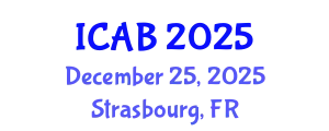 International Conference on Agriculture and Biotechnology (ICAB) December 25, 2025 - Strasbourg, France