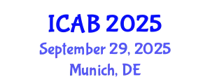 International Conference on Agriculture and Biotechnology (ICAB) September 29, 2025 - Munich, Germany
