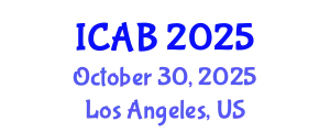 International Conference on Agriculture and Biotechnology (ICAB) October 30, 2025 - Los Angeles, United States