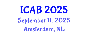International Conference on Agriculture and Biotechnology (ICAB) September 11, 2025 - Amsterdam, Netherlands