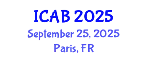 International Conference on Agriculture and Biotechnology (ICAB) September 25, 2025 - Paris, France