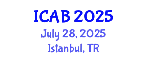 International Conference on Agriculture and Biotechnology (ICAB) July 28, 2025 - Istanbul, Turkey