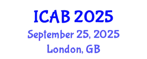 International Conference on Agriculture and Biotechnology (ICAB) September 25, 2025 - London, United Kingdom