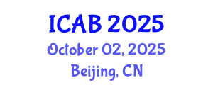 International Conference on Agriculture and Biotechnology (ICAB) October 02, 2025 - Beijing, China