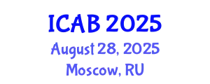 International Conference on Agriculture and Biotechnology (ICAB) August 28, 2025 - Moscow, Russia