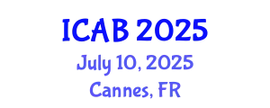 International Conference on Agriculture and Biotechnology (ICAB) July 10, 2025 - Cannes, France