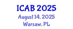 International Conference on Agriculture and Biotechnology (ICAB) August 14, 2025 - Warsaw, Poland