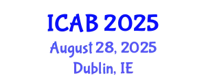 International Conference on Agriculture and Biotechnology (ICAB) August 28, 2025 - Dublin, Ireland