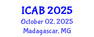 International Conference on Agriculture and Biotechnology (ICAB) October 02, 2025 - Madagascar, Madagascar