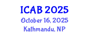 International Conference on Agriculture and Biotechnology (ICAB) October 16, 2025 - Kathmandu, Nepal