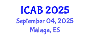 International Conference on Agriculture and Biotechnology (ICAB) September 04, 2025 - Málaga, Spain