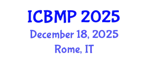 International Conference on Biophysics and Medical Physics (ICBMP) December 18, 2025 - Rome, Italy