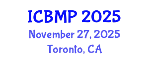 International Conference on Biophysics and Medical Physics (ICBMP) November 27, 2025 - Toronto, Canada