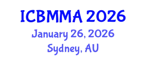 International Conference on Bioinformatics Models, Methods and Algorithms (ICBMMA) January 26, 2026 - Sydney, Australia