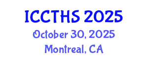 International Conference on Counter Terrorism and Human Security (ICCTHS) October 30, 2025 - Montreal, Canada