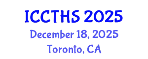 International Conference on Counter Terrorism and Human Security (ICCTHS) December 18, 2025 - Toronto, Canada