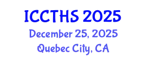 International Conference on Counter Terrorism and Human Security (ICCTHS) December 25, 2025 - Quebec City, Canada