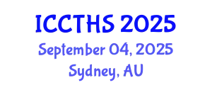 International Conference on Counter Terrorism and Human Security (ICCTHS) September 04, 2025 - Sydney, Australia