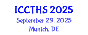 International Conference on Counter Terrorism and Human Security (ICCTHS) September 29, 2025 - Munich, Germany