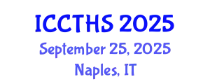 International Conference on Counter Terrorism and Human Security (ICCTHS) September 25, 2025 - Naples, Italy