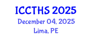 International Conference on Counter Terrorism and Human Security (ICCTHS) December 04, 2025 - Lima, Peru